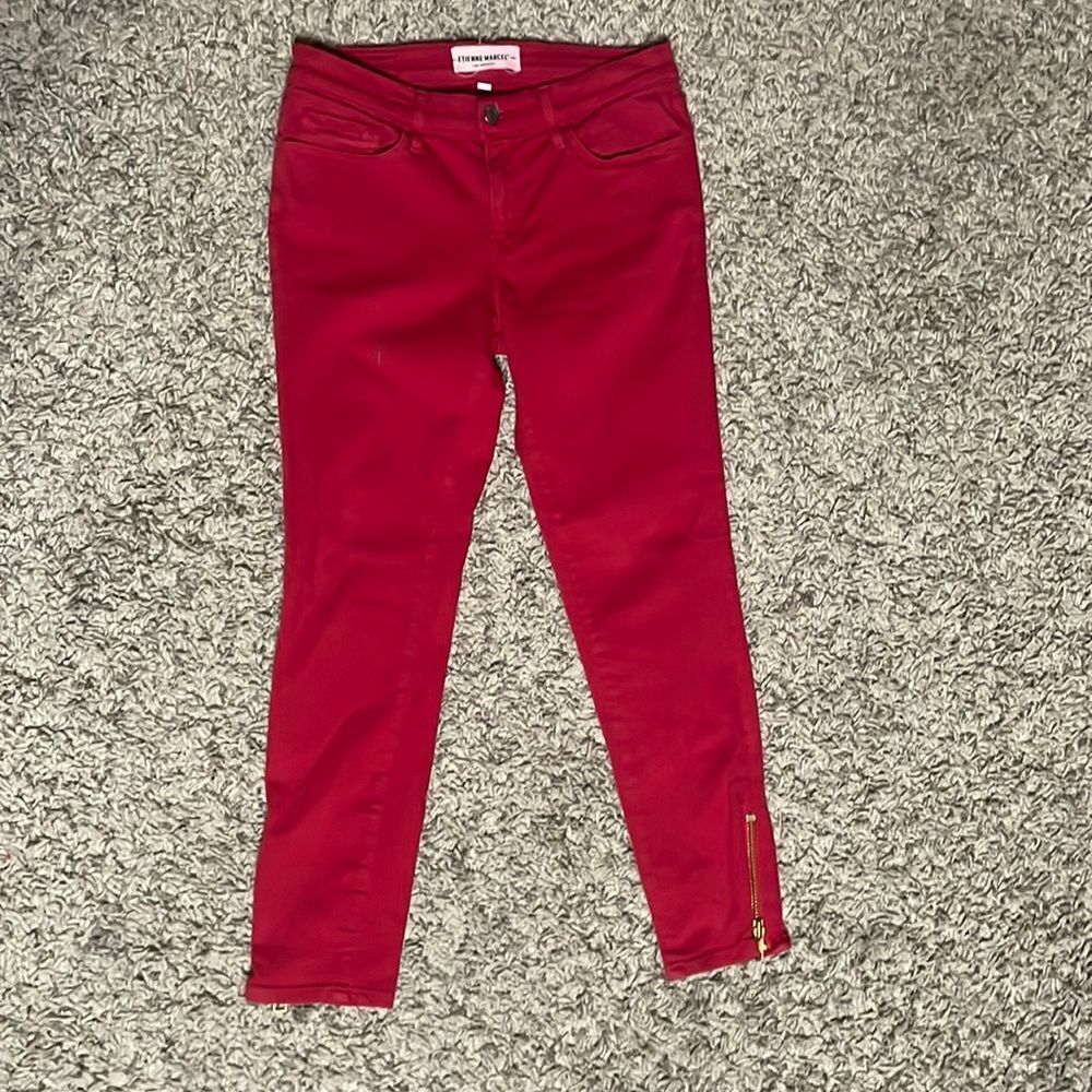 Etienne Marcel Denim Jeans - Red